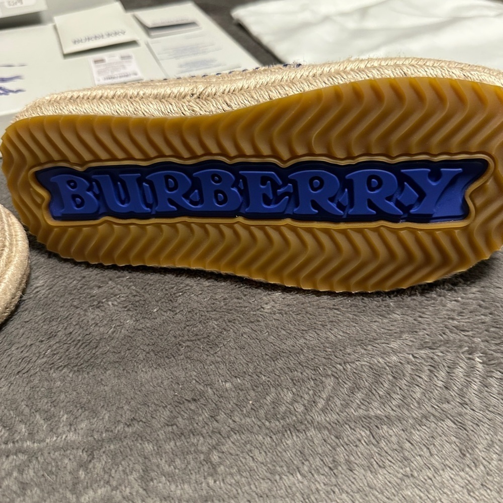 Burberry Cord Woven Clogs Women’s Size 36 EU / US 6 – New - Picture 8 of 14